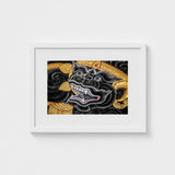 Black Monkey Magic - Traditional Thai Myth Art Print / Canvas Ferocious Simian Deity, Ramakien Epics Prints