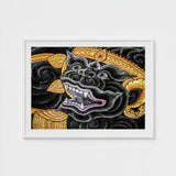 Black Monkey Magic - Traditional Thai Myth Art Print / Canvas Ferocious Simian Deity, Ramakien Epics Prints