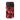 Red Floral Phone Case Black Pink Accents Made Peacock Flowers, Untamed, this Art, Seguy Pochoir Iphone