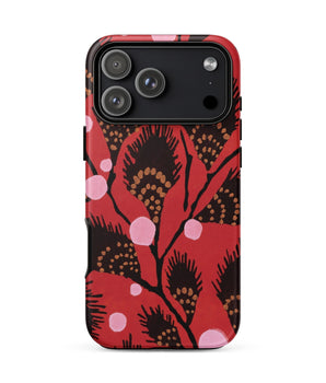 Iphone 17 Pro Max / Matte Black Peacock Flowers - E.a. Seguy Pochoir Phone Case, Untamed, this Floral Art