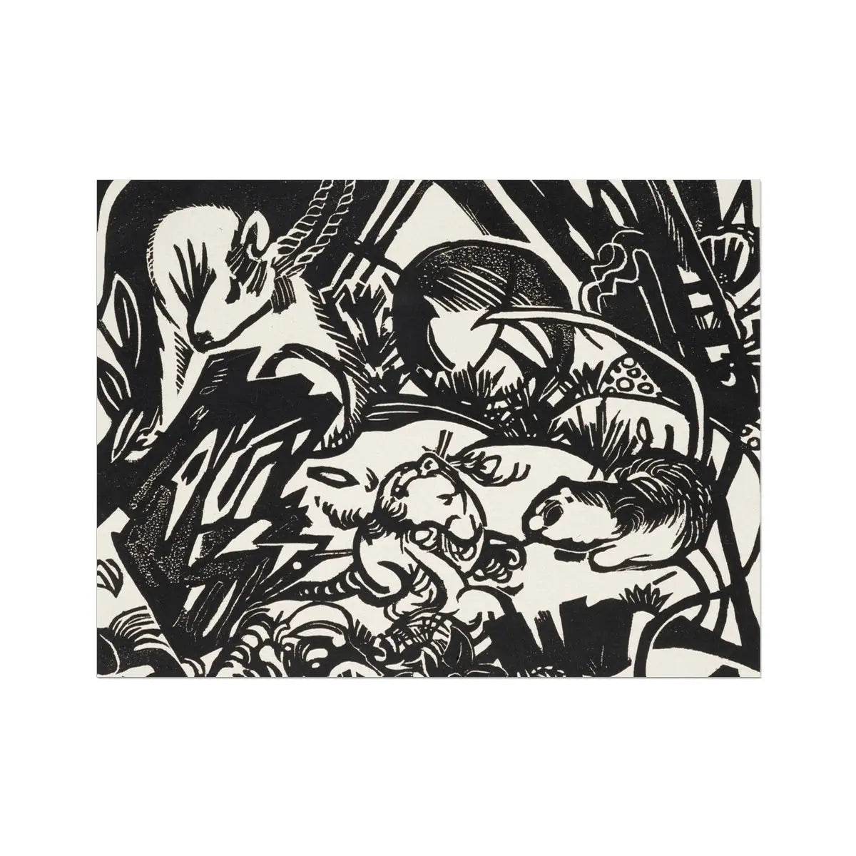 Animal Legend - Franz Marc Art Print 32’’x24’’ Posters Prints & Visual Artwork