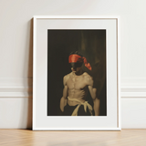 Blackout - Vintage 19th Century Gay Fetishism Art Print / Canvas, 12x16’’ / 31x41cm / White Frame / Matboard, Posters Prints & Visual