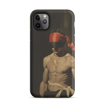 Blackout - Vintage 19th Century Gay Fetishism Iphone Case, 11 Pro Max / Matte, Iphone Case Blindfolded Man