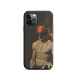 Blackout - Vintage 19th Century Gay Fetishism Iphone Case, 12 Pro / Matte, Phone Case Shirtless Man