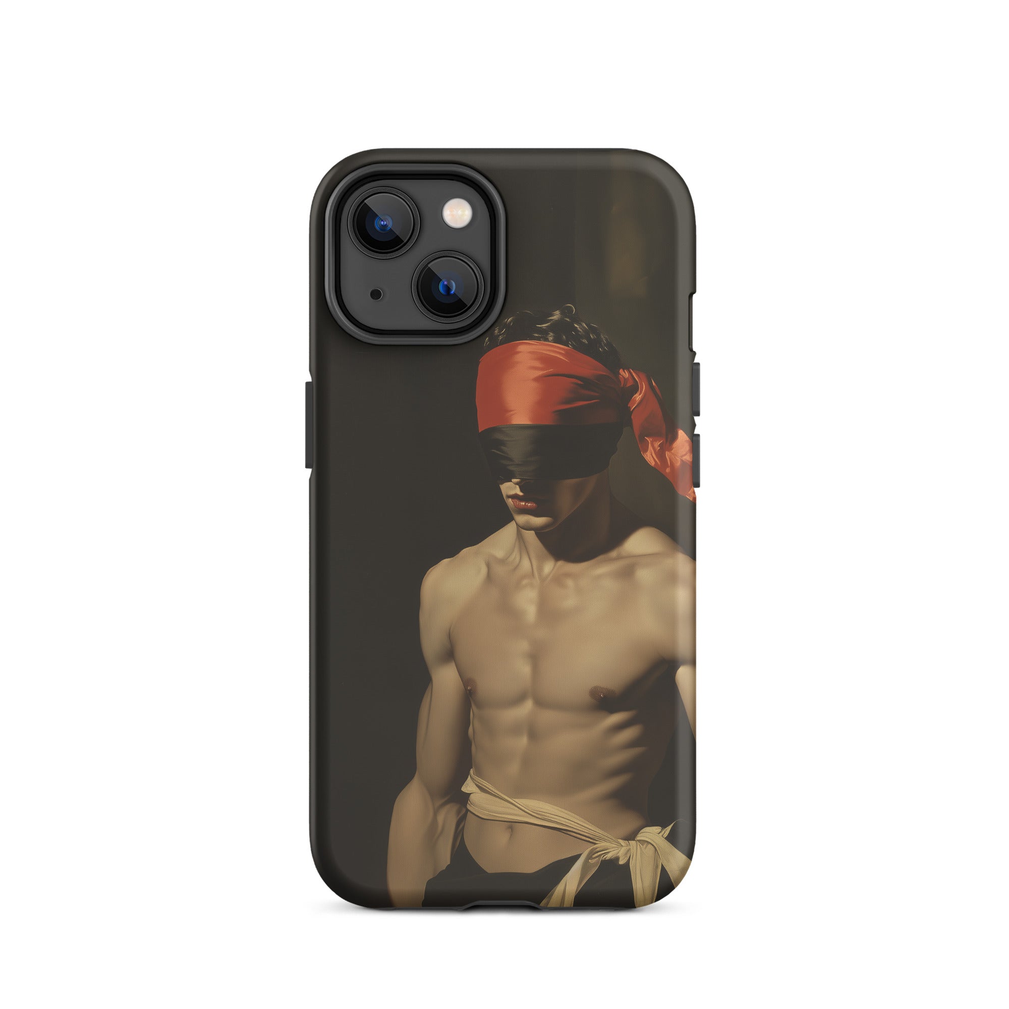 Blackout - Vintage 19th Century Gay Fetishism Iphone Case, 14 / Matte, Iphone Case Blindfolded Man