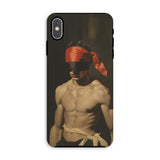 Blackout - Vintage 19th Century Gay Fetishism Iphone Case, Xs Max / Matte, Phone Case Blindfolded Man