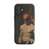 Blackout - Vintage 19th Century Gay Fetishism Phone Case Iphone 16 Plus / Matte Phone Case Shirtless Man Gay Fetishism