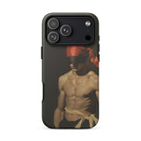 Blackout - Vintage 19th Century Gay Fetishism Phone Case Iphone 17 Pro Max / Matte Iphone 13 Pro Max Case Martial Arts Fighter Gay Fetishism