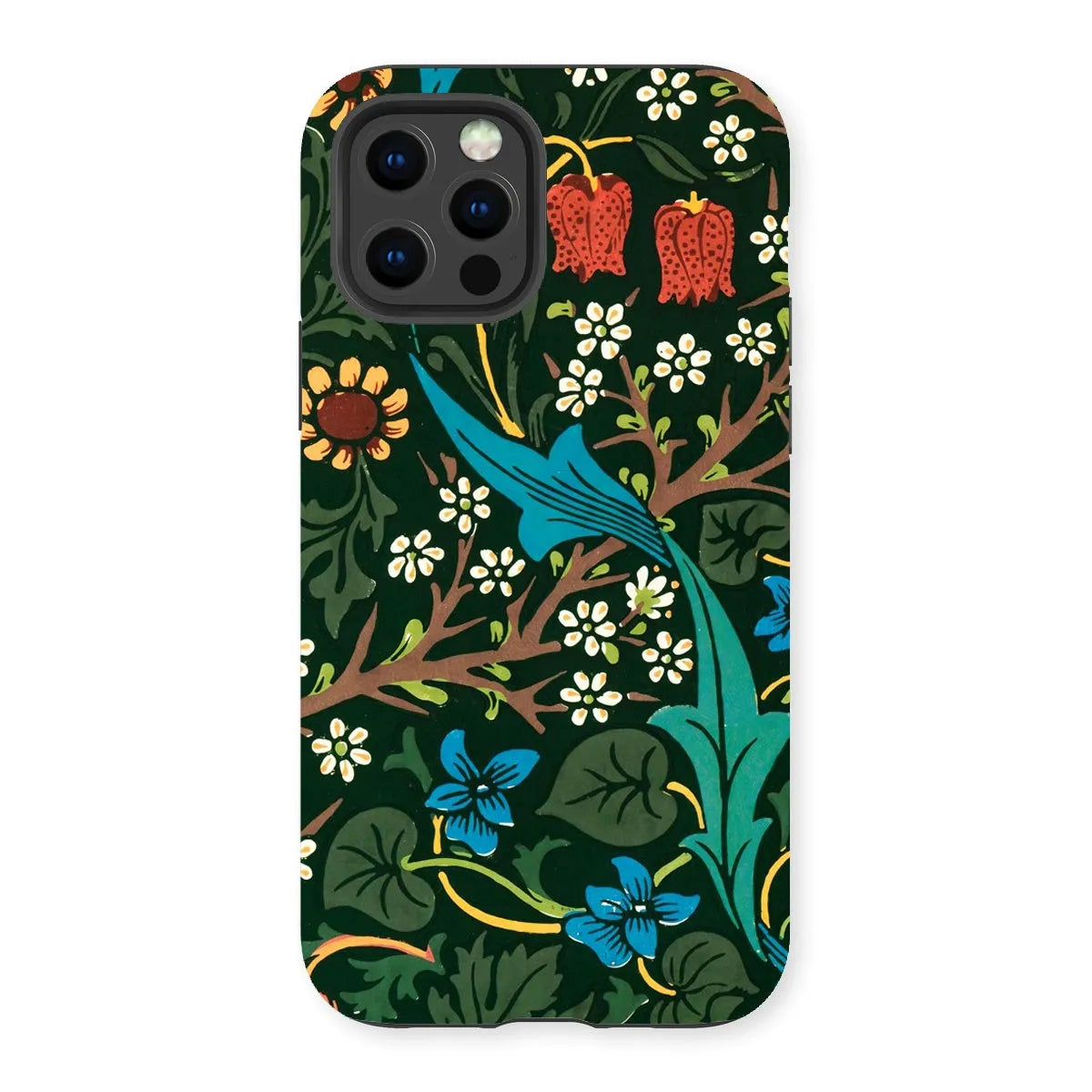 Blackthorn Hawthorn - Floral Phone Case - William Morris - Iphone 13 Pro / Matte - Mobile Phone Cases - Aesthetic Art