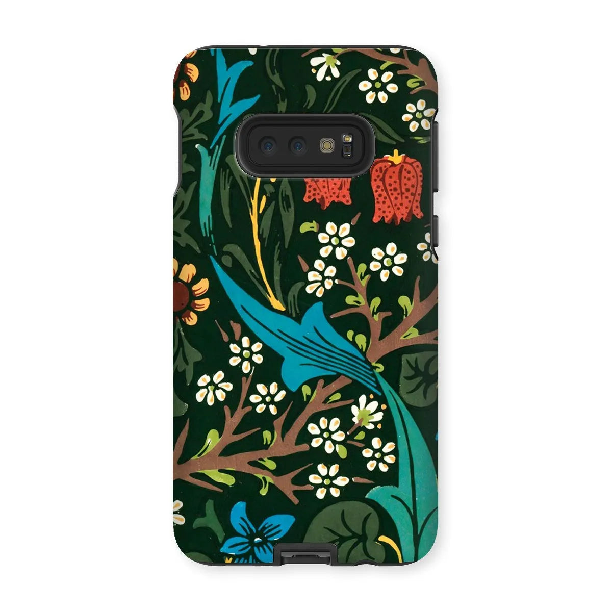 Blackthorn Hawthorn - Floral Phone Case - William Morris - Samsung Galaxy S10e / Matte - Mobile Phone Cases - Aesthetic