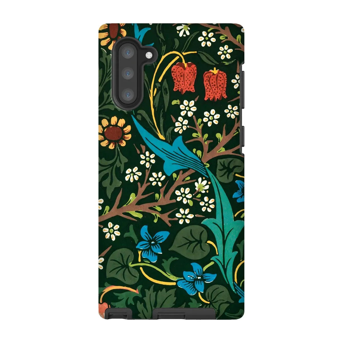 Blackthorn Hawthorn - Floral Phone Case - William Morris - Samsung Galaxy Note 10 / Matte - Mobile Phone Cases