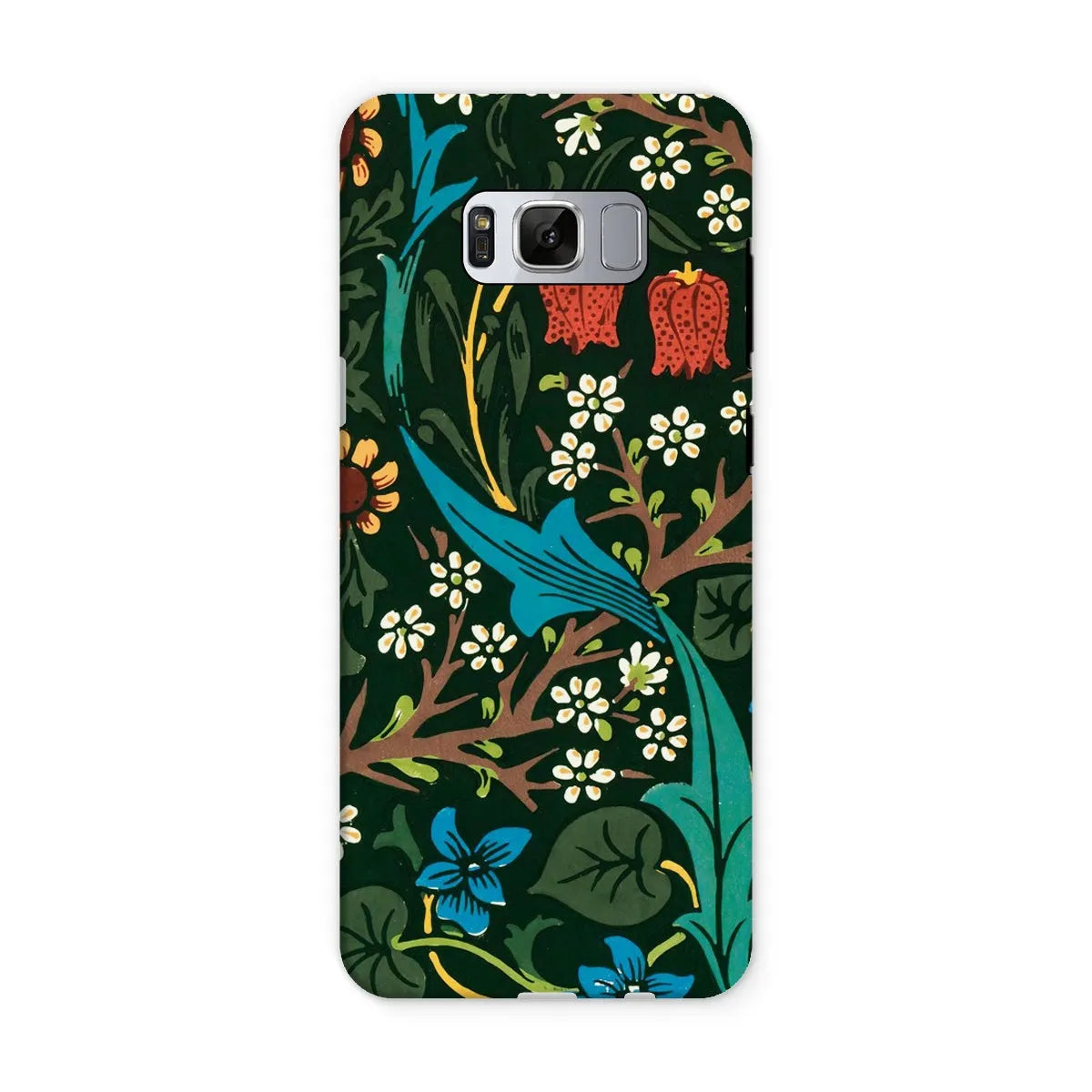 Blackthorn Hawthorn - Floral Phone Case - William Morris - Samsung Galaxy S8 / Matte - Mobile Phone Cases - Aesthetic
