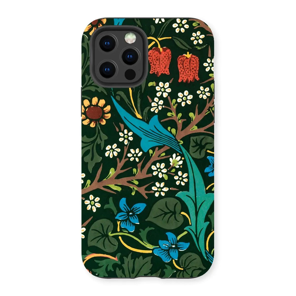 Blackthorn Hawthorn - Floral Phone Case - William Morris - Iphone 13 Pro / Matte - Mobile Phone Cases - Aesthetic Art