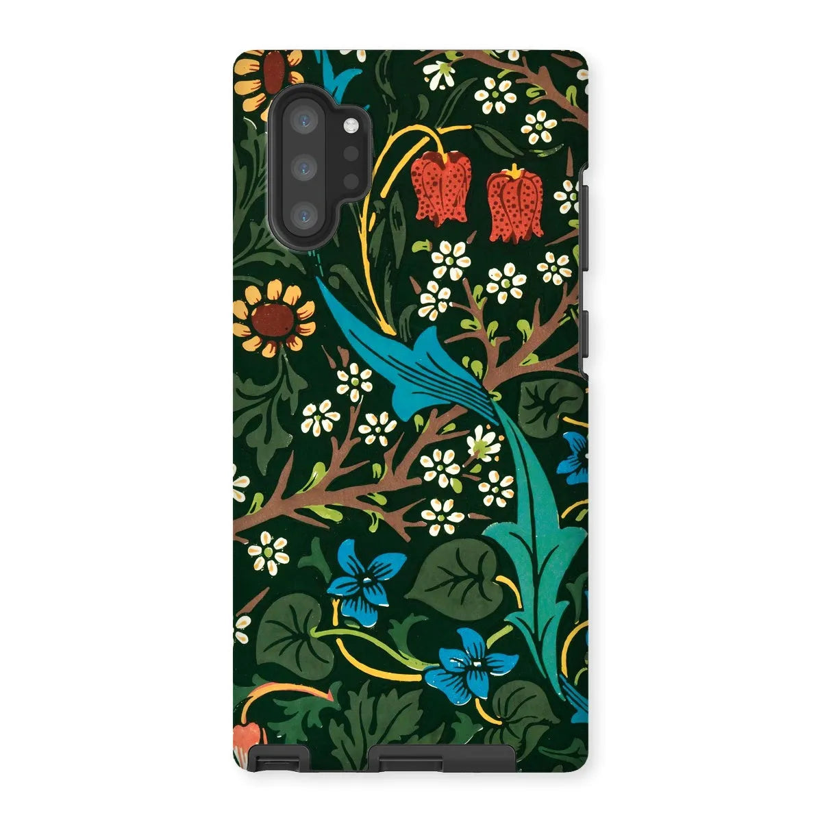 Blackthorn Hawthorn - Floral Phone Case - William Morris - Samsung Galaxy Note 10p / Matte - Mobile Phone Cases