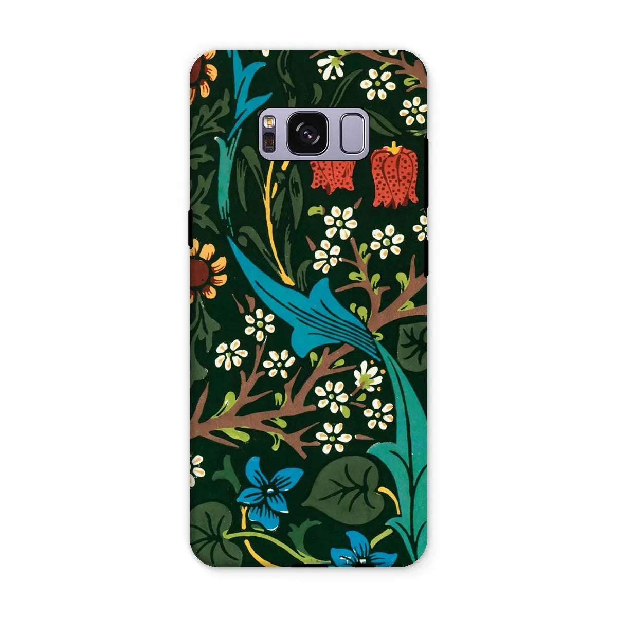 Blackthorn Hawthorn - Floral Phone Case - William Morris - Samsung Galaxy S8 Plus / Matte - Mobile Phone Cases