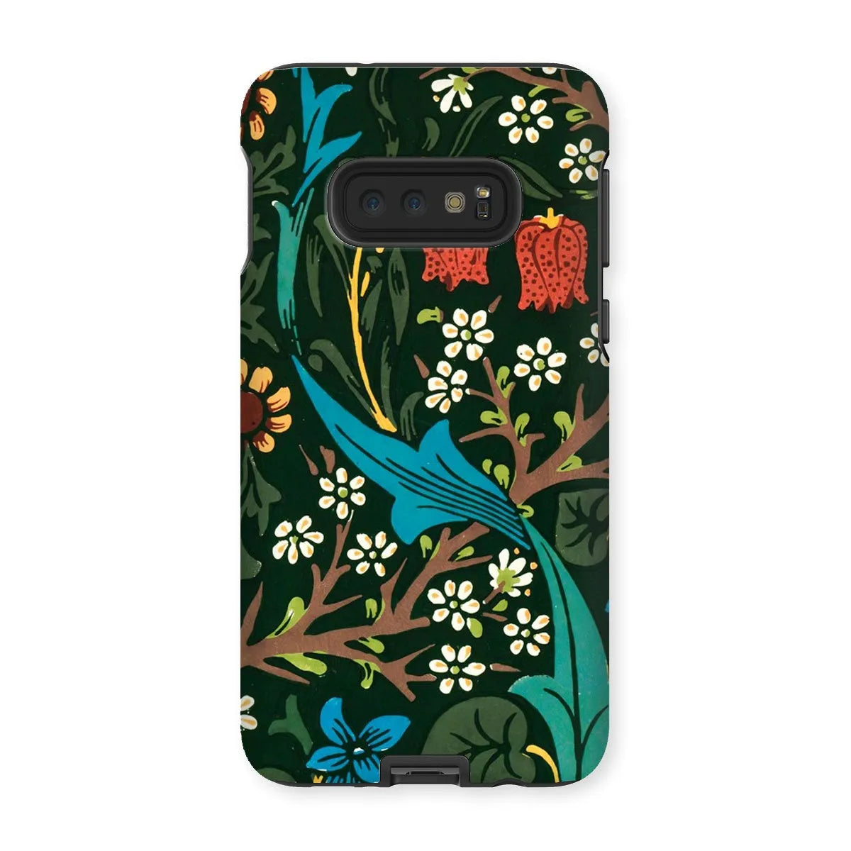 Blackthorn Hawthorn - Floral Phone Case - William Morris - Samsung Galaxy S10e / Matte - Mobile Phone Cases - Aesthetic
