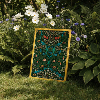 Blackthorn Hawthorn - William Morris Florals Art Print, Posters Prints & Visual Artwork, Toby Leon