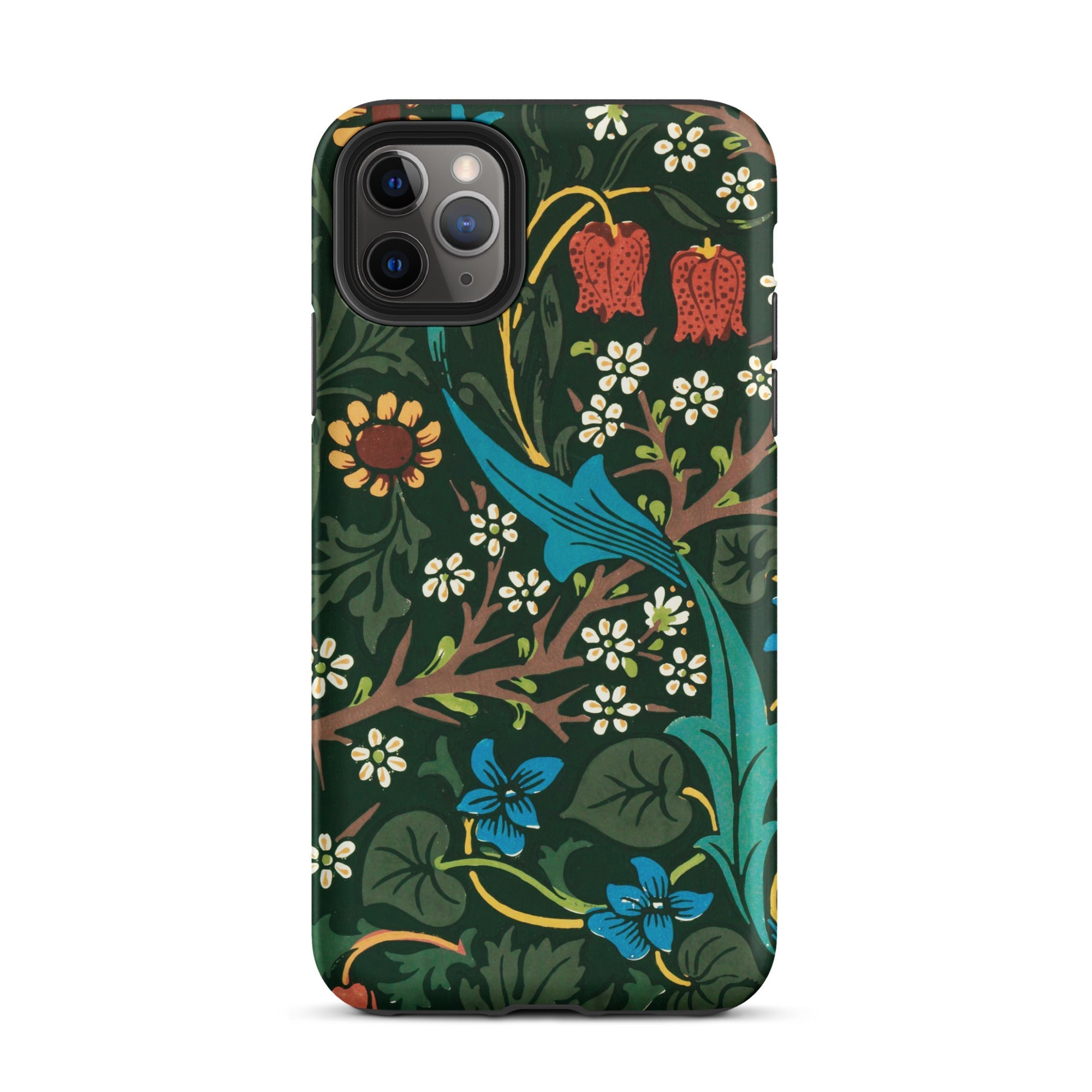 Blackthorn Hawthorn William Morris Iphone Case, 11 Pro Max / Matte, Floral Patterned Phone Case