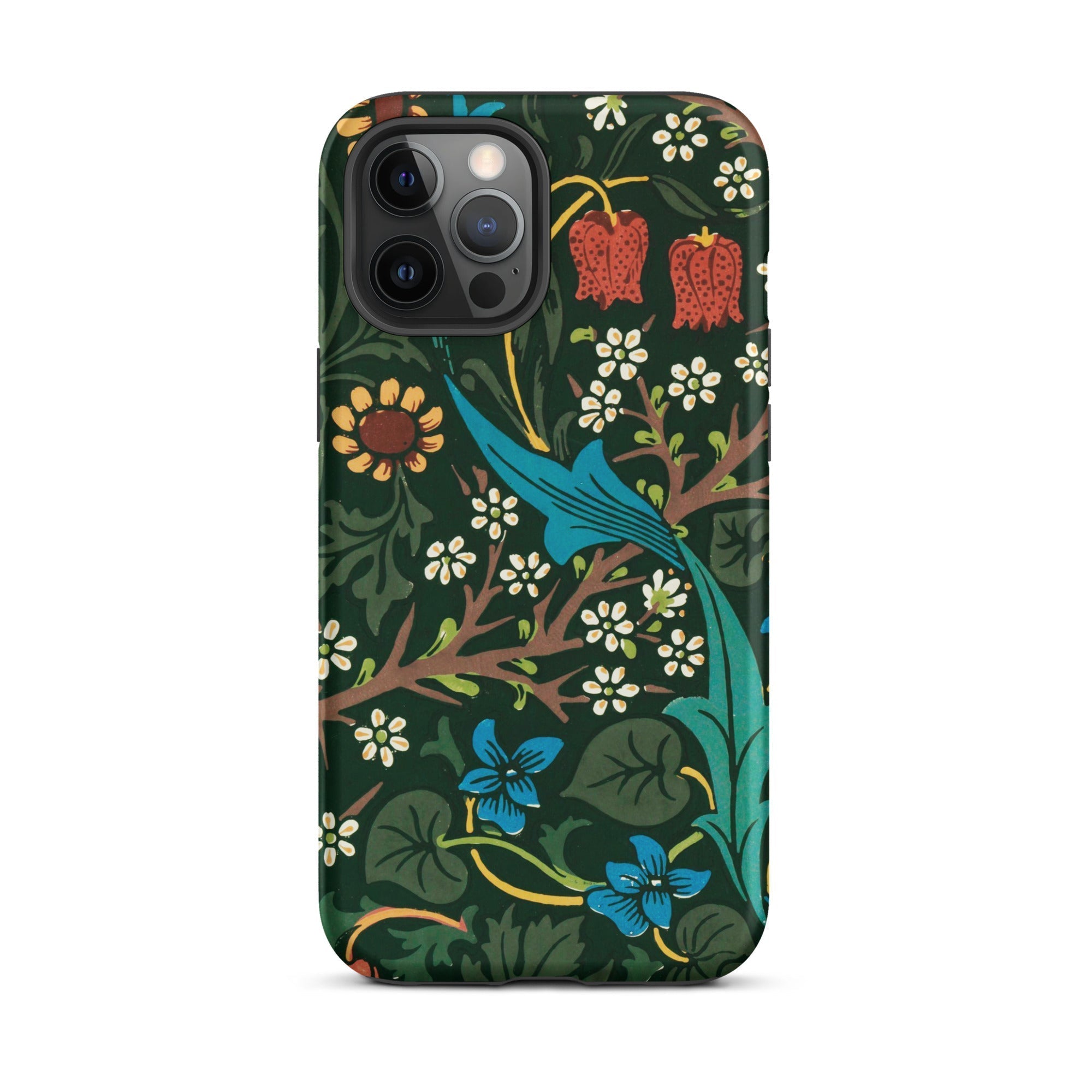 Blackthorn Hawthorn - William Morris Iphone Case, 12 Pro Max / Tough Phone, Floral Patterned Phone Case