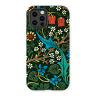 Blackthorn Hawthorn - William Morris Iphone Case, 13 Pro / Matte, Floral-patterned Phone Case Colorful Nature Design Birds Flowers