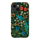 Blackthorn Hawthorn - William Morris Iphone Case, 14 Plus / Matte, Floral-patterned Smartphone Case Colorful Nature Design
