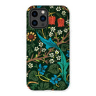 Blackthorn Hawthorn - William Morris Iphone Case, 14 Pro Max / Matte, Floral Patterned Phone Case Colorful Botanical Designs Dark