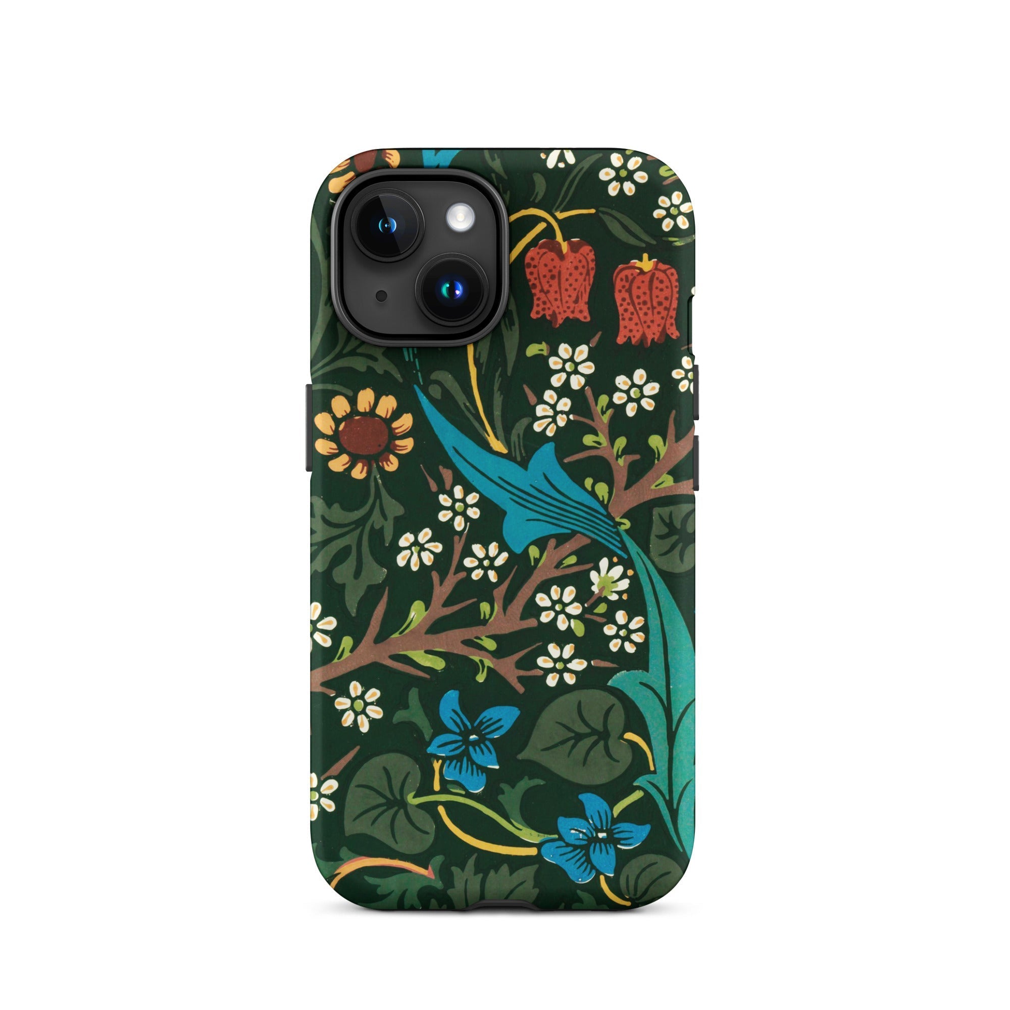 Blackthorn Hawthorn William Morris Iphone Case, 15 / Matte, Floral Patterned Phone Case