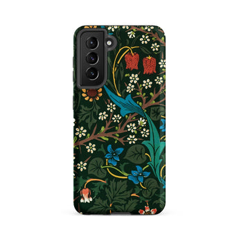 Blackthorn Hawthorn - William Morris Phone Case, Samsung Galaxy S21 Fe / Matte, Mobile Cases, Toby Leon