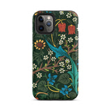 Blackthorn Hawthorn - William Morris Phone Case Iphone 11 Pro / Matte Floral Patterned Phone Case William Morris Florals, Hawthorn Unfurls,