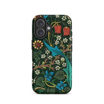 Blackthorn Hawthorn - William Morris Phone Case Iphone 16 / Matte Floral Patterned Phone Case William Morris Florals, Hawthorn Unfurls,
