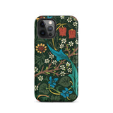 Blackthorn Hawthorn - William Morris Phone Case Iphone 12 Pro / Matte Floral Patterned Phone Case William Morris Florals, Hawthorn Unfurls,