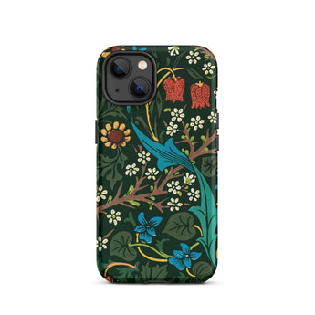 Blackthorn Hawthorn - William Morris Phone Case Iphone 13 / Matte Floral Patterned Phone Case William Morris Florals, Hawthorn Unfurls,