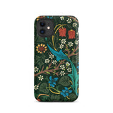 Blackthorn Hawthorn - William Morris Phone Case Iphone 11 / Matte Floral Patterned Phone Case William Morris Florals, Hawthorn Unfurls,