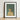 Black-framed Art Print Muted Teal Background Ethereal Figure Neoclassical Gay Saint, Blindfolded, Hovers