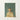 Rectangular Art Print Stylized Portrait Figure Blindfold Draped Neoclassical Gay Saint, Blindfolded, Hovers