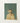 Rectangular Art Print Stylized Portrait Figure Blindfold Draped Neoclassical Gay Saint, Blindfolded, Hovers