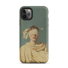 Blind Faith Neoclassical Gay Saint Iphone Case, 11 Pro Max / Matte, Phone Case Painting Blindfolded Person