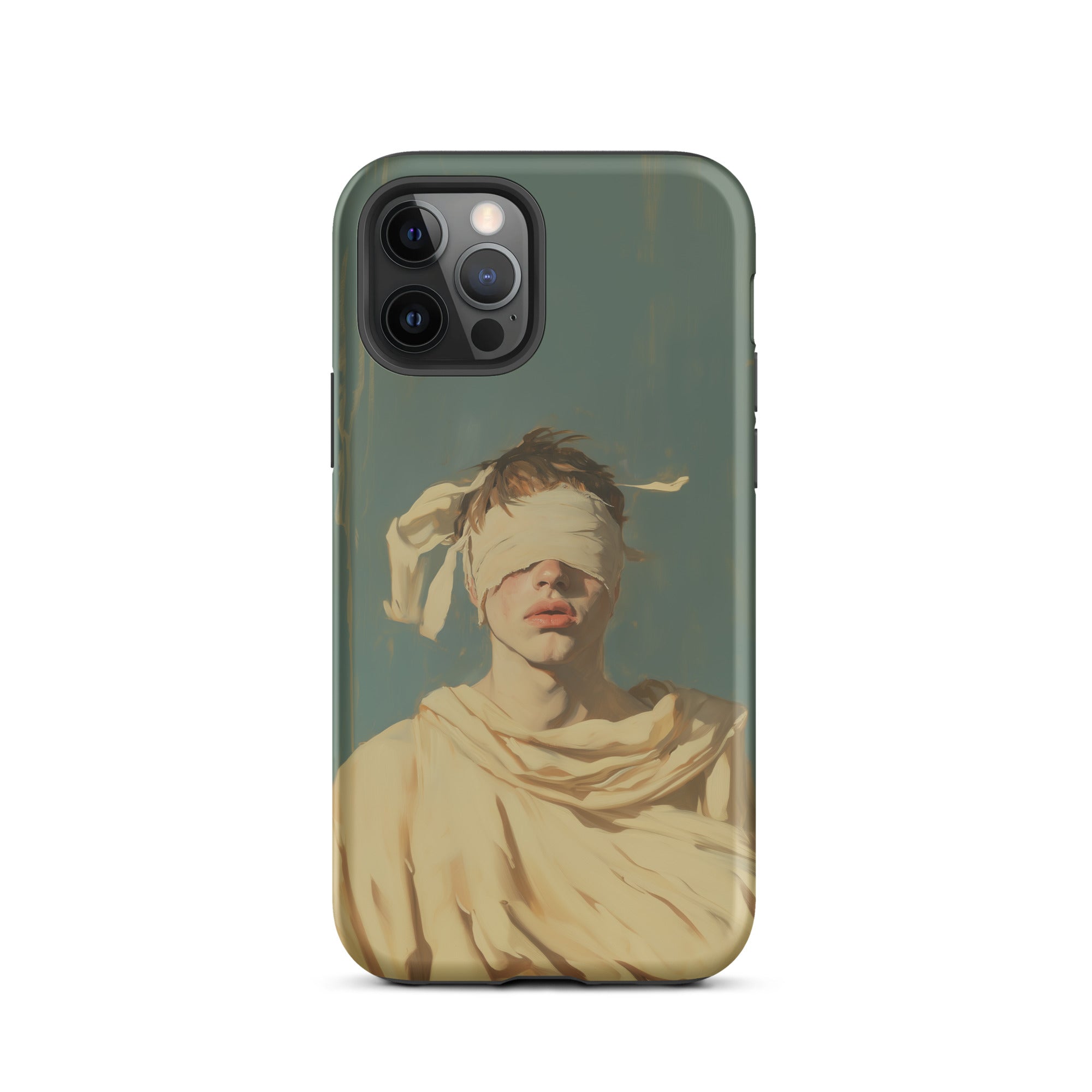 Blind Faith Neoclassical Gay Saint Iphone Case, 12 Pro / Matte, Phone Case Classical Painting