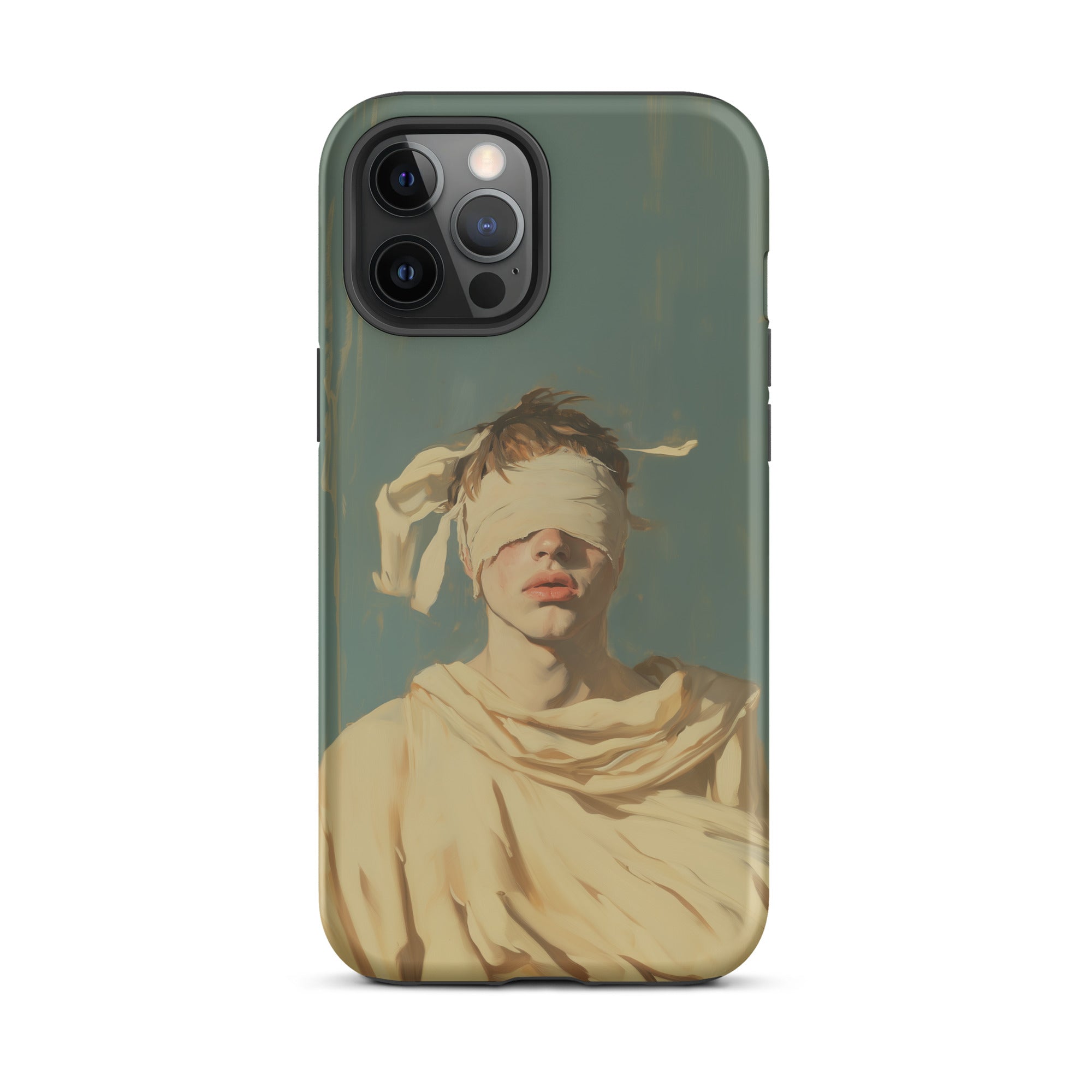 Blind Faith Neoclassical Gay Saint Iphone Case, 12 Pro Max / Matte, Phone Case Classical Painting
