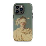 Blind Faith - Neoclassical Gay Saint Iphone Case, 14 Pro Max / Matte, Phone Case Blindfolded Figure