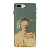 Blind Faith - Neoclassical Gay Saint Iphone Case, 8 Plus / Matte, Phone Case Painting Blindfolded Person