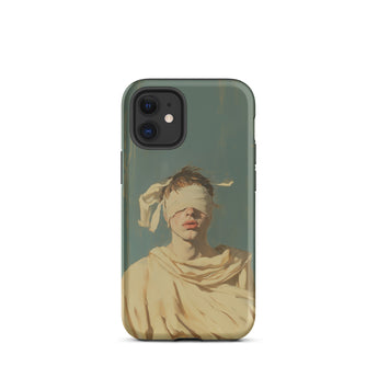 Blind Faith - Neoclassical Gay Saint Phone Case Iphone 12 Mini / Matte Phone Case Classical Art Neoclassical Gay Saint, Silk Divinity,