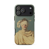 Iphone 17 Pro Max / Matte Blind Faith - Neoclassical Gay Saint Phone Case, Silk Divinity