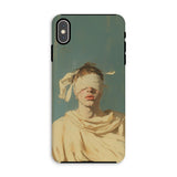 Blind Faith - Neoclassical Gay Saint Phone Case Iphone Xs Max / Matte Phone Case Classical Art Neoclassical Gay Saint, Silk Divinity, Blind