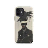 Blindside - Black Trans Leather Fashion Iphone Case, 12 / Matte, Phone Case Blindfolded Figure