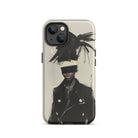 Blindside Black Trans Leather Fashion Iphone Case, 13 / Matte, Phone Case Artistic Figure