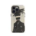 Blindside Black Trans Leather Fashion Iphone Case, 13 Pro / Matte, Artistic Phone Case