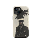 Blindside Black Trans Leather Fashion Iphone Case, 15 / Matte, Phone Case Artistic Figure