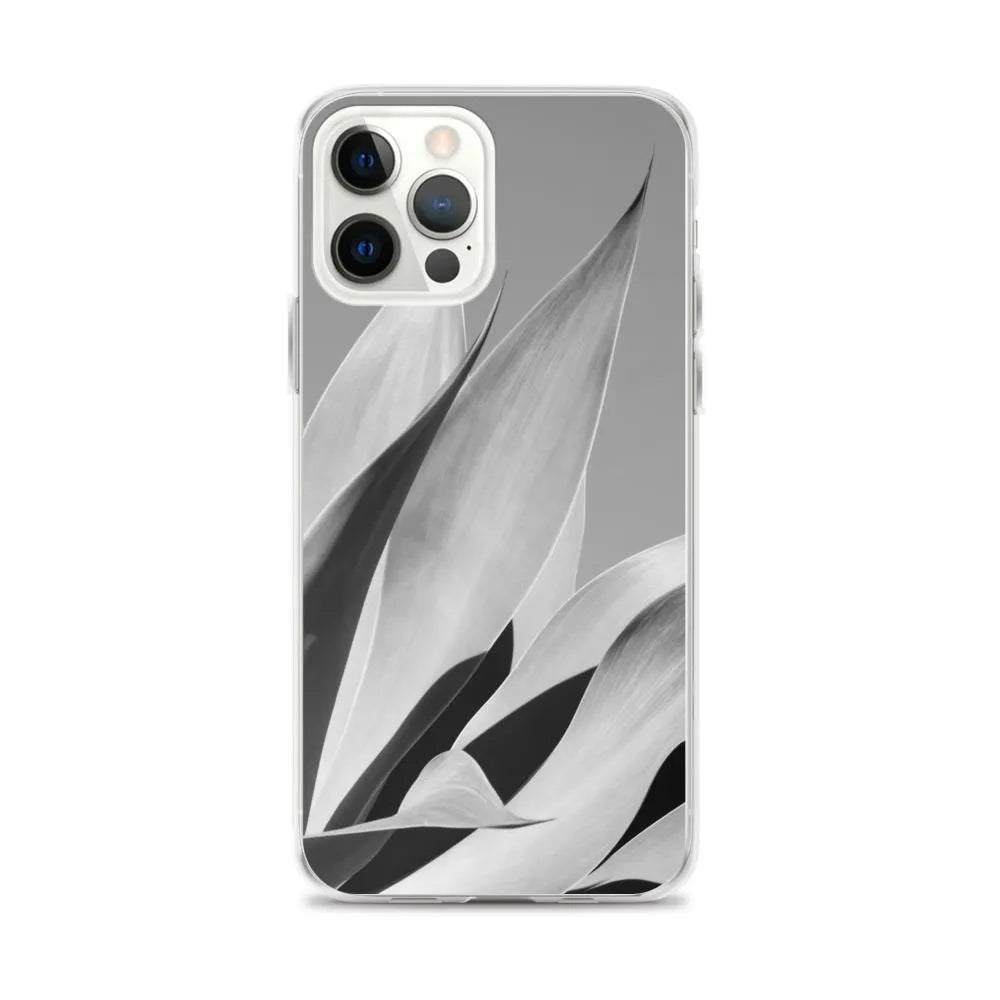 In Bloom Botanical Art Iphone Case - Black And White - Iphone 12 Pro Max - Mobile Phone Cases - Aesthetic Art