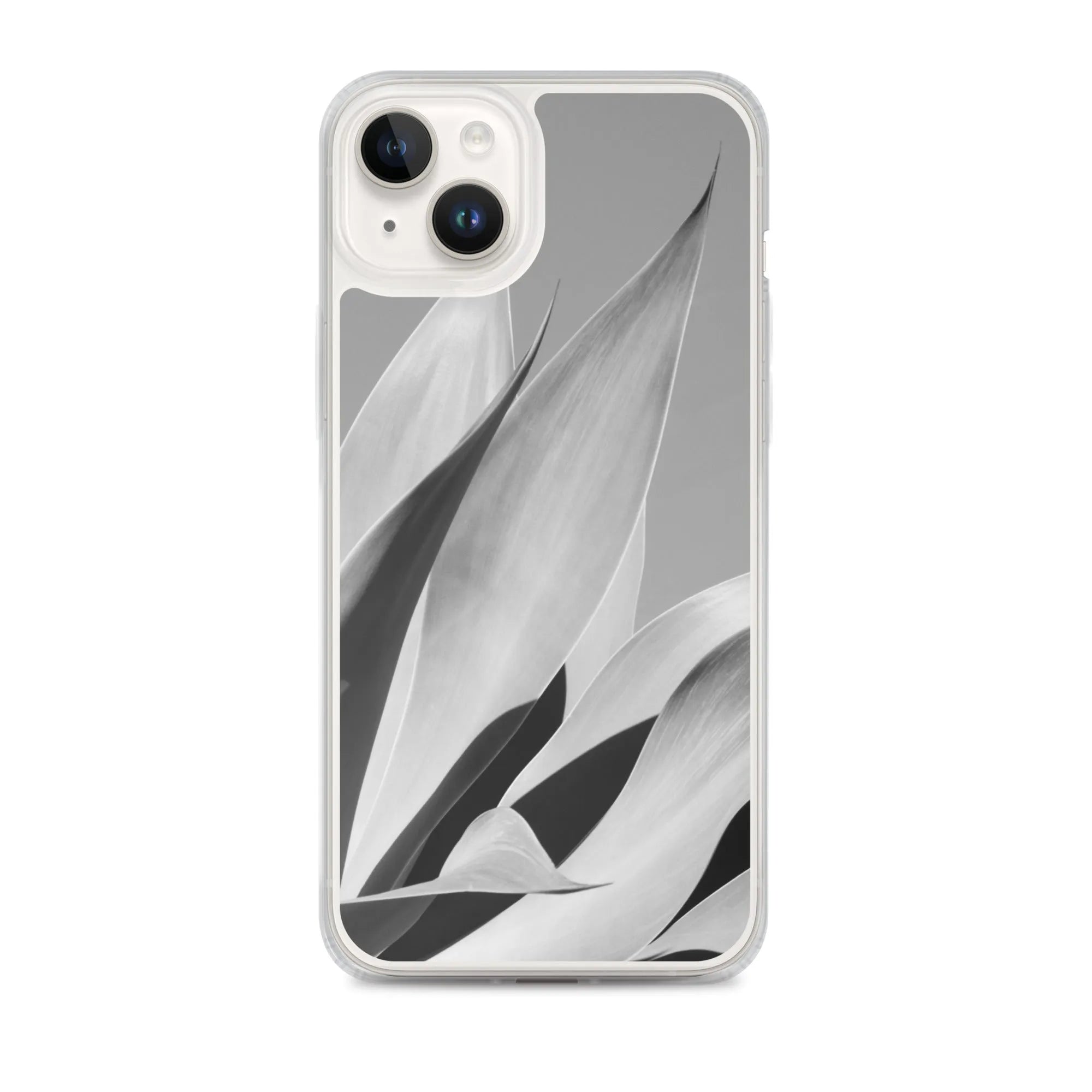 In Bloom Botanical Art Iphone Case - Black And White - Iphone 14 Plus - Mobile Phone Cases - Aesthetic Art